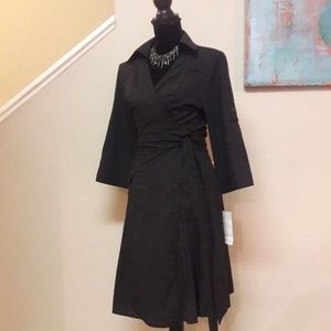 Mile Gabrielle/ Black/ Wrap Dress